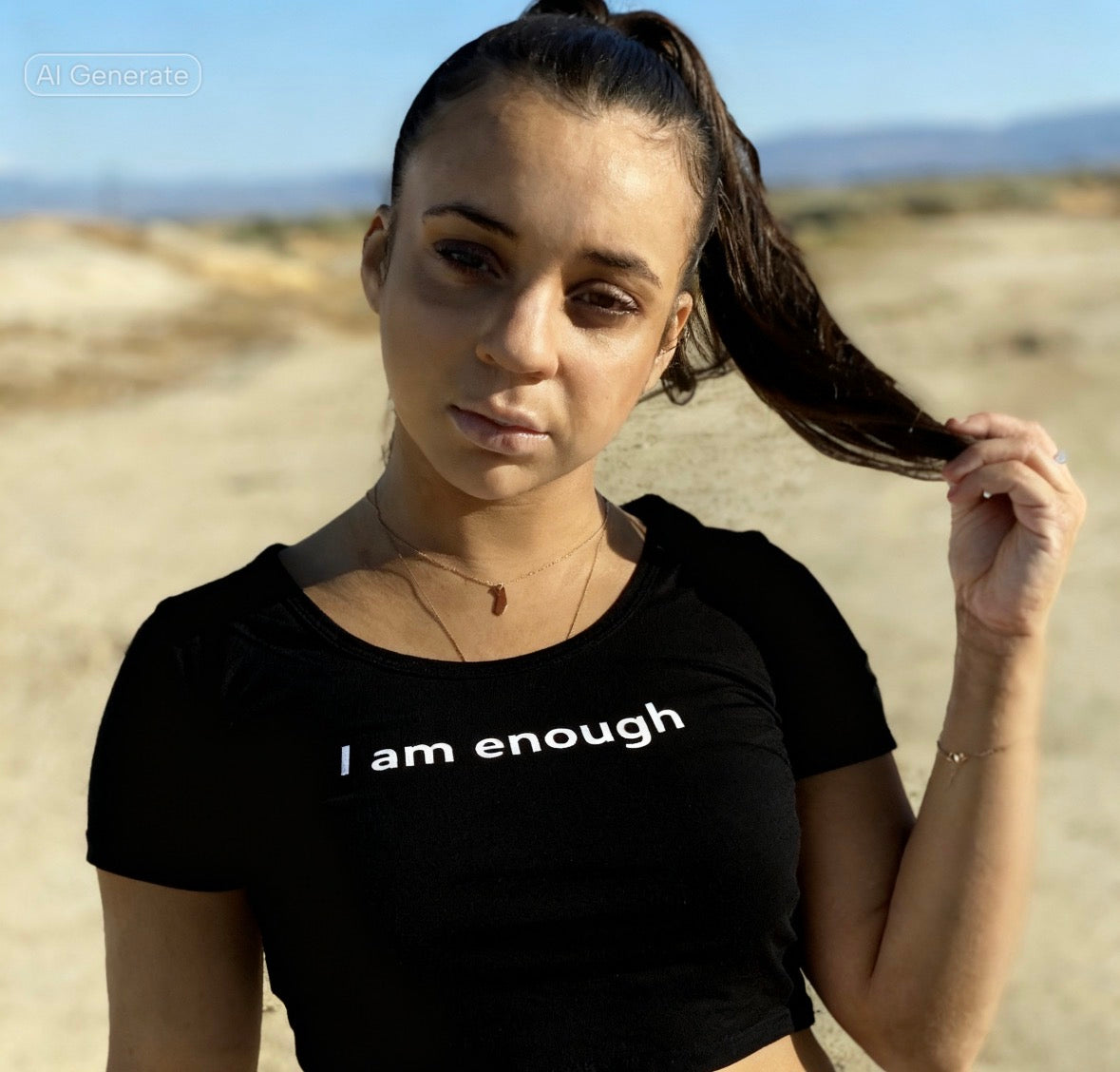 I am enough | Crop Top
