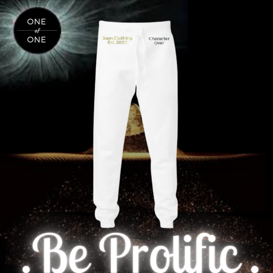 Character over Color | Premium Joggers