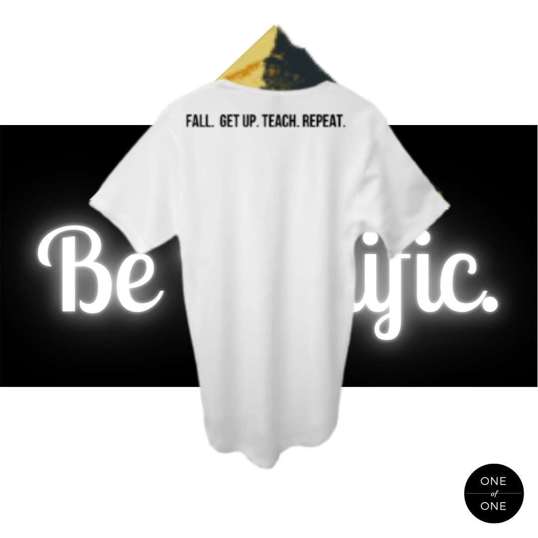 Fall, Get up, Teach, Repeat | Curved Hem T-shirt